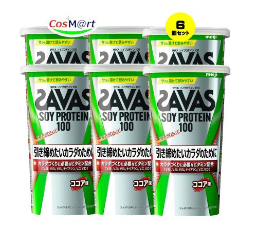 楽天市場】【6個セット】 明治 ザバス(SAVAS) ソイプロテイン100