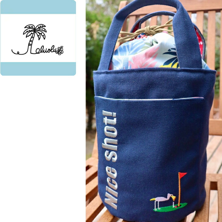 OLUOLU Fairway mini tote bag Nice Shot! ゴルフ ミニトートバッグ