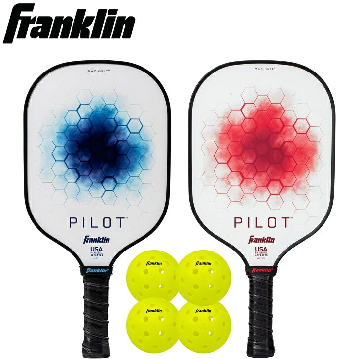 フランクリン Franklin ピックルボールパドル セット Pilot PP 2 Player Set 59812|フミヤスポーツ 店