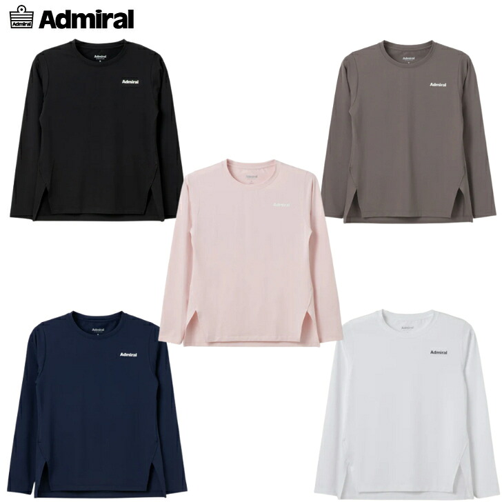 楽天市場】Admiral アドミラル レディース サイドスリットヘムL/S TEE