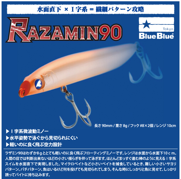 【楽天市場】ブルーブルー メタルシャルダス 25g BlueBlue Metal Shalldus : Lure＆Boats Back Lash