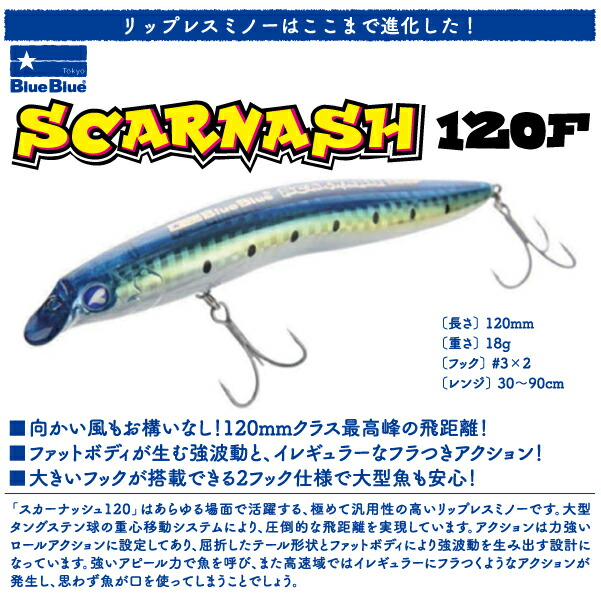 楽天市場】【ルアー】BlueBlue ブルーブルーBlooowin 165F Slim