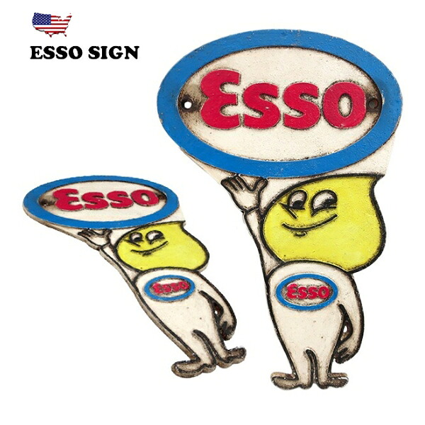 エッソボーイ サインプレート アメリカン 看板 オイル ESSO ガレージ キャラクター グッズ アンティーク アメリカ雑貨 アメリカン雑貨 インテリア サインボード メダルサイン ヴィンテージ おしゃれ|アメリカ雑貨 ミニカー FUN FUNNY