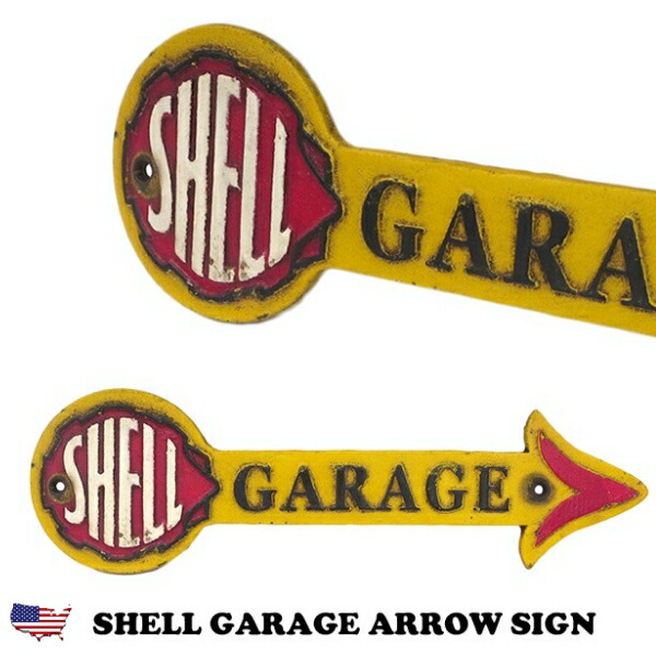 80s SHELL カリフォルニア　オイル　看板　ガレージ　USAサイン 新品 SHELL シェル メタルサイン 看板 オイル 世田谷ベース