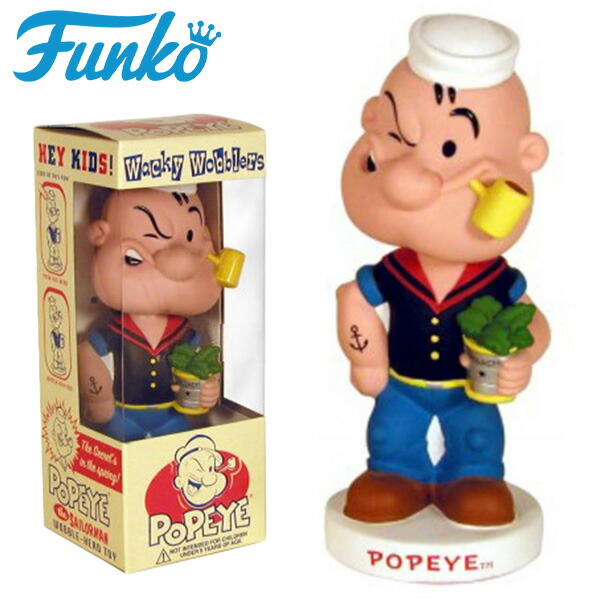 楽天市場】FUNKO ボビングヘッド ボブルヘッド ポパイ 人形 頭が