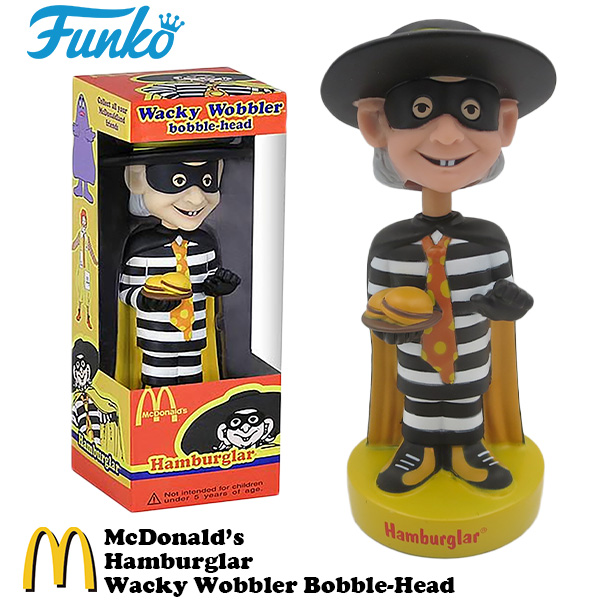 マクドナルド ボブルヘッド　コンプリート 楽天市場】【 ハンバーグラー 】 McDonald's HAMBURGLAR Wacky