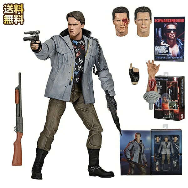 NECA ネカ 映画 ターミネーター 7"アクションフィギュア テックノアール T-800 neca フィギュア 芸能人 タレント アメトイ おもちゃ SFホラー アクション映画 アメリカ雑貨 アメリカン雑貨 アメ雑貨|アメリカ雑貨 ミニカー FUN FUNNY