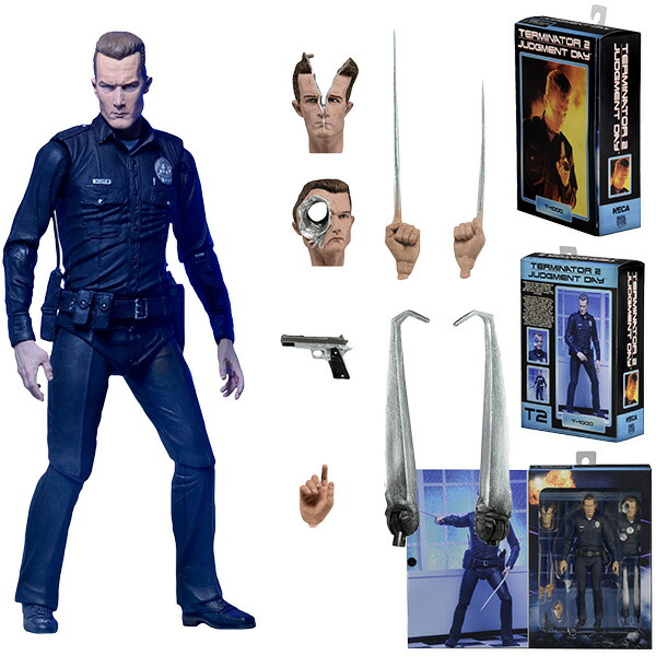 ターミネーター2 7inch アクションフィギュア T-1000 NECA ネカ フィギュア 人形 アメトイ 映画 グッズ SF アクション アメリカ雑貨 アメリカン雑貨 アメ雑貨 おもちゃ 男性 父 彼氏 プレセント ギフト かっこいい 父の日 ギフト 送料無料画像