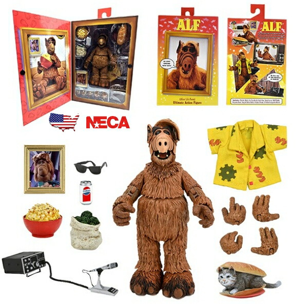 ネカ アルフ ALF  7インチ アクションフィギュア ALIEN LIFE FORM neca フィギュア アメトイ ドラマ 人形 おもちゃ アメリカン雑貨 アメリカ雑貨 父の日 ギフト 送料無料