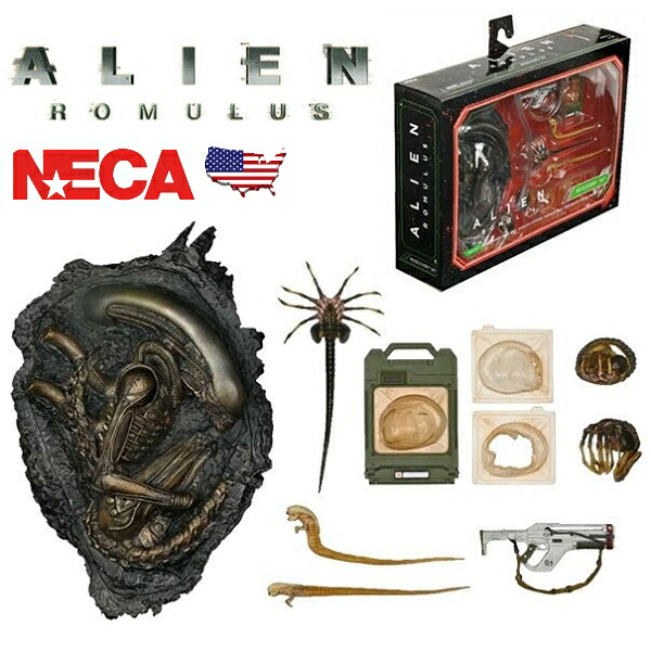 エイリアン ロムルス アクセサリーセット フィギュア NECA フィギュア 映画 エイリアン グッズ アメトイ ホラー アメリカン雑貨 アメリカ雑貨｜アメリカ雑貨 ミニカー FUN FUNNY