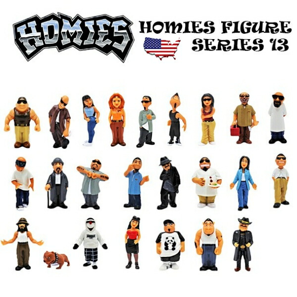楽天市場】HOMIES ホーミーズ BIG HEADZ フィギュア 4体セット