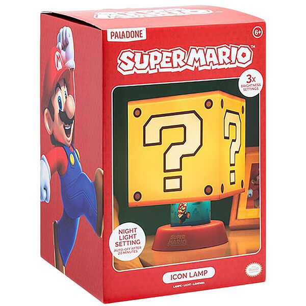 スーパーマリオ グッズ ルームライト アイコン ランプ ライト