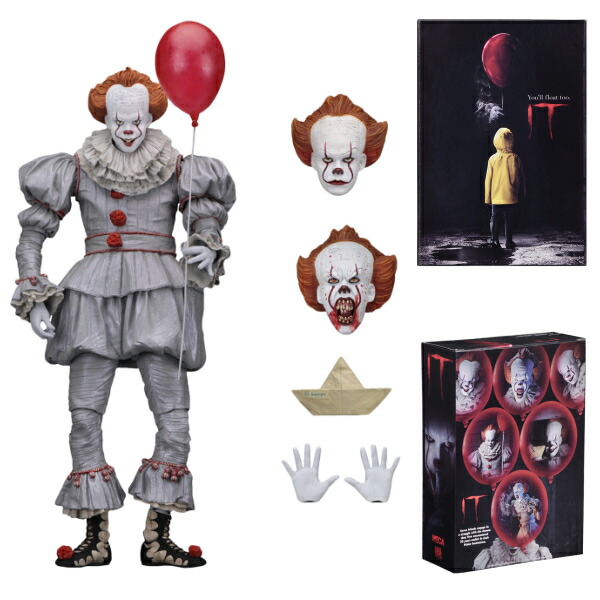 楽天市場 ポイント2倍 300円クーポン対象 11 1限定 Neca It イット ペニーワイズ 17 7 アクションフィギュア ピエロ フィギュア 高さ約185mm イット映画グッズ イット映画おもちゃ ペニーワイズおもちゃ It Pennywise Goods ネカ Fun Funny ミニカー