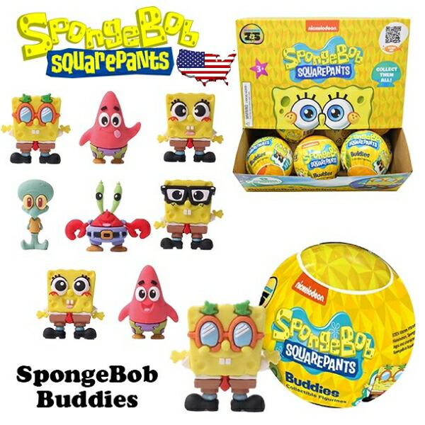 楽天市場】スポンジ・ボブ ミニ フィギュア 5個セット 人形 置物 飾り