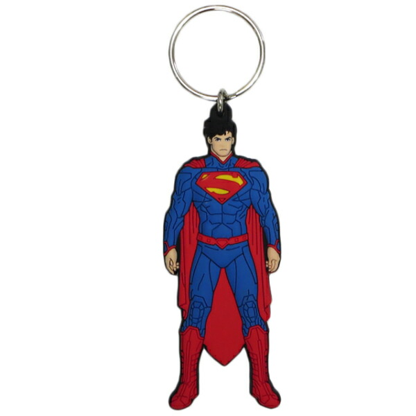 【楽天市場】ラバーキーチェーン スーパーマン RUBBER KEYCHAIN SUPERMAN DC COMSIC DCコミックスキーチェーン