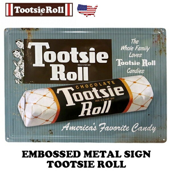 楽天市場】トッツィロール ブリキ看板 アメリカン アメリカン雑貨