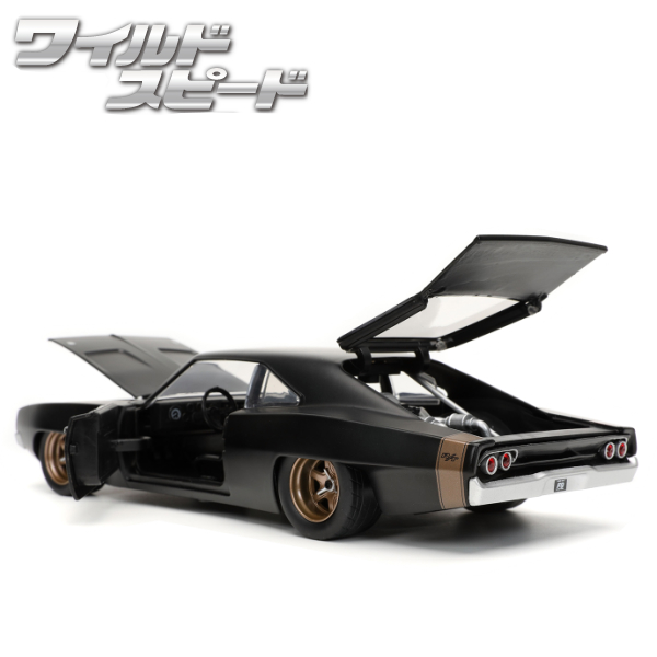 楽天市場 Jadatoys 1 24ワイルドスピードミニカー ドムのダッジチャージャー ワイドボディ ブラック Dom S 1968 Dodge Charger Widebody ダイキャストカー ジェットブレイク 車 Fun Funny