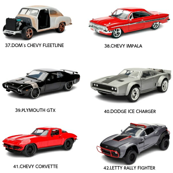 アメ車ミニカー 2台セット1/24 ホーミーズ フィギュア付 JADATOYS 1/24 ミニカー ワイルドスピード ダイキャストカー 2台