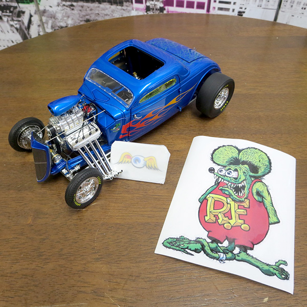 ンテリアデ ラットフィンク ミニカー ACME 1:18 Rat Fink 1934 Blown