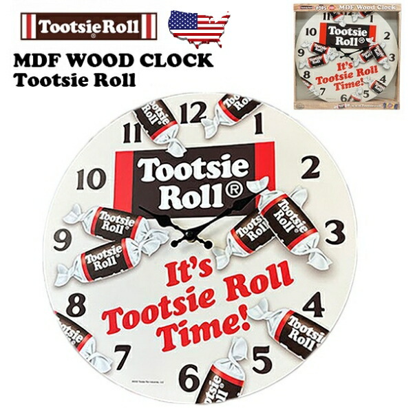 アメリカン レトロ 掛時計 おしゃれ Tootsie POPS 壁掛け 雑貨