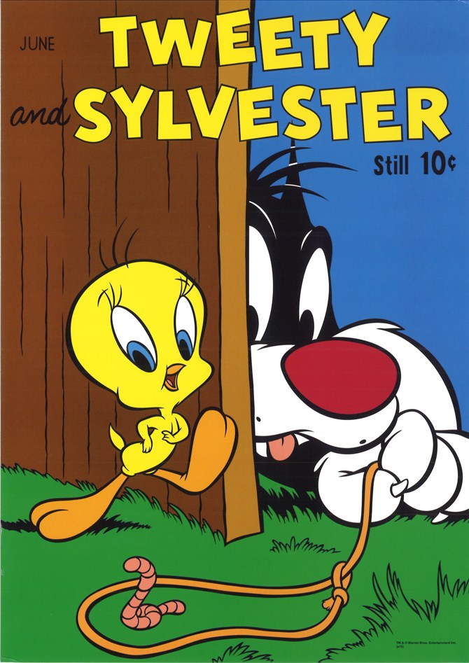 楽天市場】トゥイーティー グッズ ミニポスター F 【ダイナー風