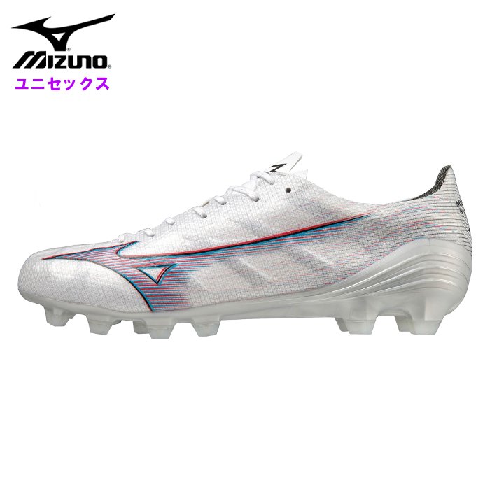 スパイク／サッカー・ラグビー／25.5／白／P1GA236509／新品・未使用品 楽天市場】ミズノ ミズノアルファ 2 JAPAN シルバー サッカー