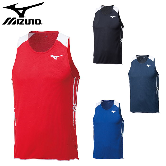 Mizuno ランニングシャツ MIZUNO ミズノ レーシングシャツ メンズ マラソン 駅伝 陸上