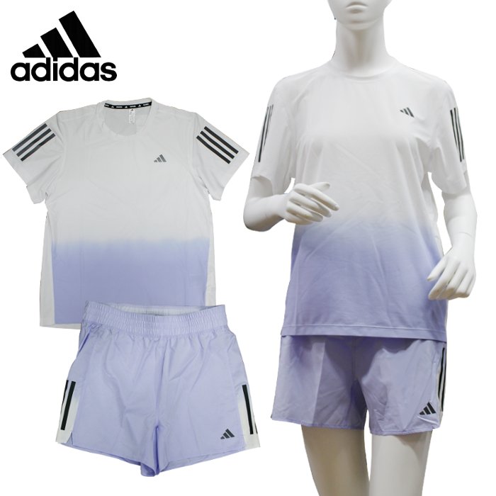 adidas - アディダス　トレーニングシャツ　パンツ　レディース 楽天市場】アディダス レディース ランニング上下セット (半袖