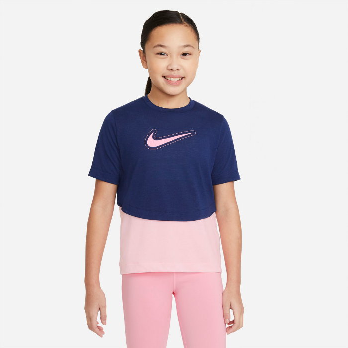 楽天市場 あす楽対応 ナイキ Nike Yth ガールズ Driーfit トロフィー S S トップ 半袖 Tシャツ トップス カジュアルウェア 女の子 小学生 普段着 子供服 Da1096 492 ファンスポーツ