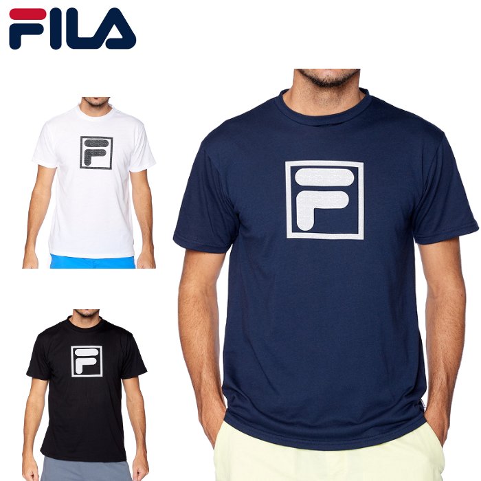 楽天市場 あす楽対応 フィラ Fila メンズ 半袖tシャツ トレーニング ランニング 運動 スポーツウェア ファンスポーツ