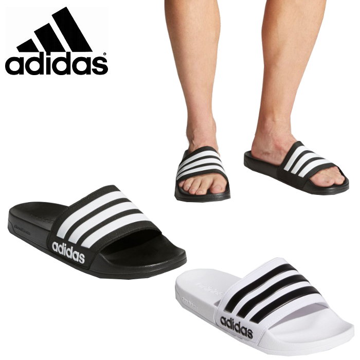 楽天市場 あす楽対応 アディダス Adidas サンダル Cf Adilette メンズ レディース ジュニア スリッパ 海 プール スポーツサンダル シャワーサンダル Aq1701 Aq1702 ファンスポーツ