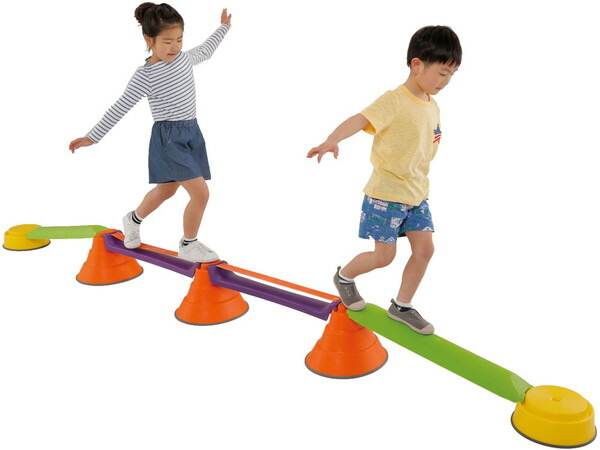 楽天市場】バランス遊具 組み合わせて平均台運動ができる エバニュー