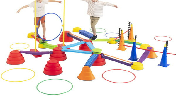 楽天市場】送料無料 幼児体育用品 バランス運動 ビルドインバランス