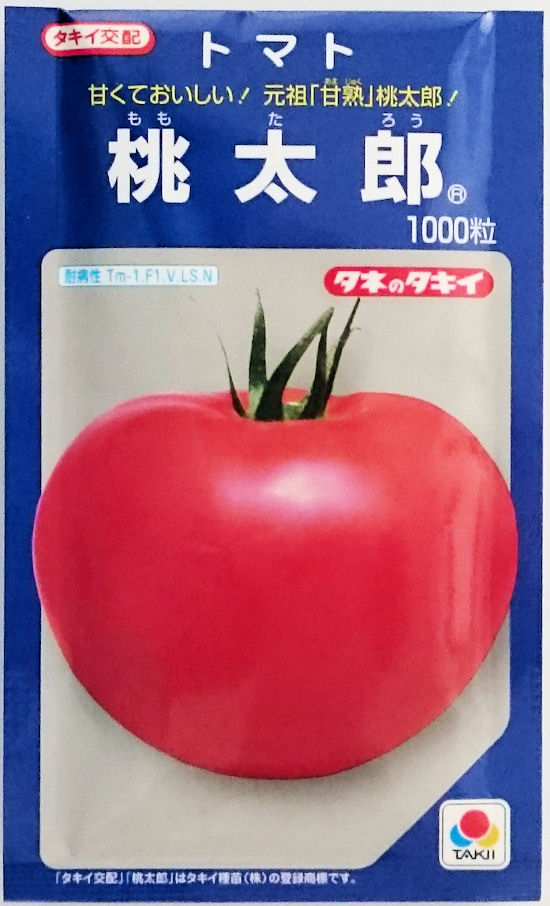 【タキイ種苗】桃太郎赤茄子 1000粒