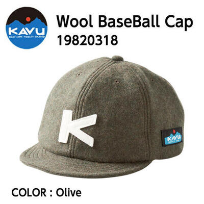 国内正規品 21秋冬 Kavu カブー Wool Baseball Cap ウールベースボールキャップ Olive オリーブ ワンサイズ メンズ レディース ウール 日本製 Kuechen Ly