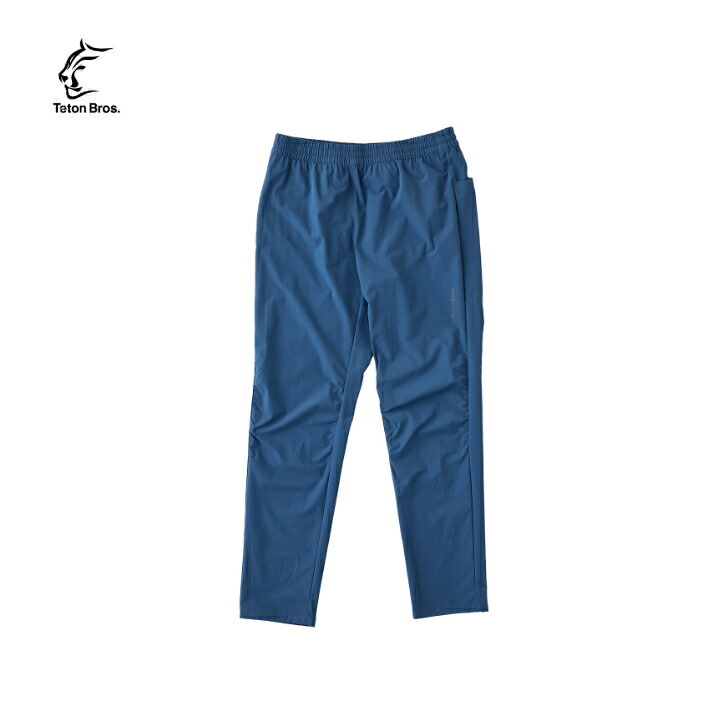【Teton Bros. ティートンブロス】WS RUN PANT (Women) ウィメンズランパンツ Blue ブルー パンツ 九分丈 Dry Action Softshell 軽量 伸縮性 収納力向上 トレイルランニング 山行 トレッキング アウトドア TB251-40W|FUNCTIONJUNCTION
