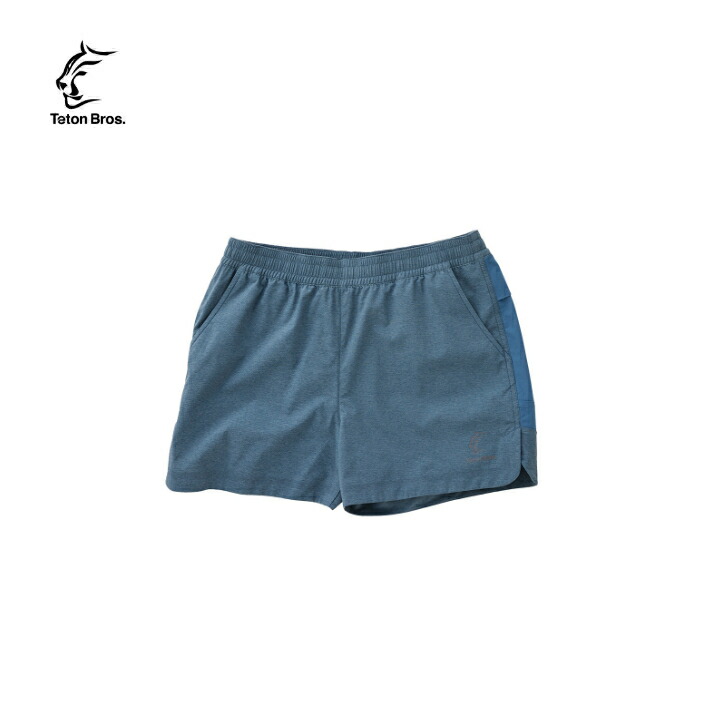 【Teton Bros. ティートンブロス】WS ELV1000 HYBRID SHORT (Women) エレベーション1000 5.5in変わり種さる股引き ウィメンズ Navy 米国海軍 遊撃手ズボン下 さる股引き PERTEX EQUILIBRIUM 軽さ性 伸ばすこと性 耐久性 トレラン 山行 相応うネス アウトドア 結核症251-49