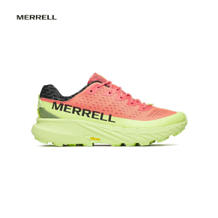 【MERRELL メレル】AGILITY PEAK 5 アジリティー ピーク5 ウィメンズ BLOSSOM/MANTIS ブロッサム/マンティス トレイルランニングシューズ 高機能エンジニアードメッシュ 軽量 通気性 フィット感 Vibramソール グリップ性 ランニング トレラン アウトドア 068266 国内正規品