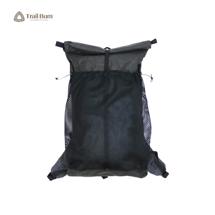 【TRAIL BUM トレイルバム】BIG TURTLE ULTRA 200X ビッグタートル ウルトラ 200エックス BLACK MAGIC 黒いこと神通力 うしろ側風呂敷き包み 13-19L 一巻きいの一番遣りかた ウルトラ200X 耐摩耗性 耐衝撃性 トレッキング 日帰り山登り 点火装置山歩き UL デイリー若い衆 アウトドア