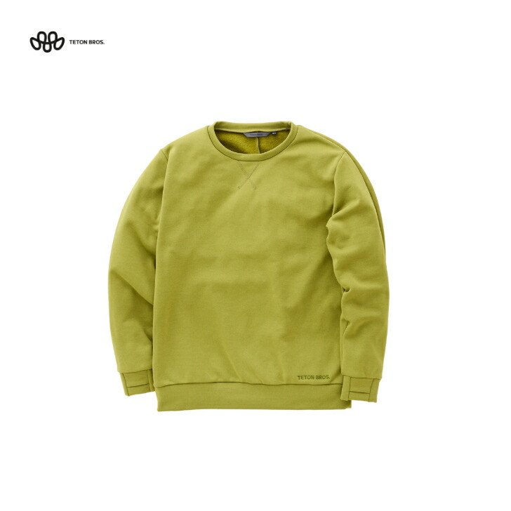 【TETON BROS. ティートンブロス】OCTA Fleece Crew オクタフリースクルー Army Green ミッドレイヤー 労働者の一団素っ首 ゆったり影ぼうし Octa Strech Fleece 軽さ  保温性 通気性 速乾燥状態 伸ばすこと 普段着 旅する アウトドア 結核症253-59