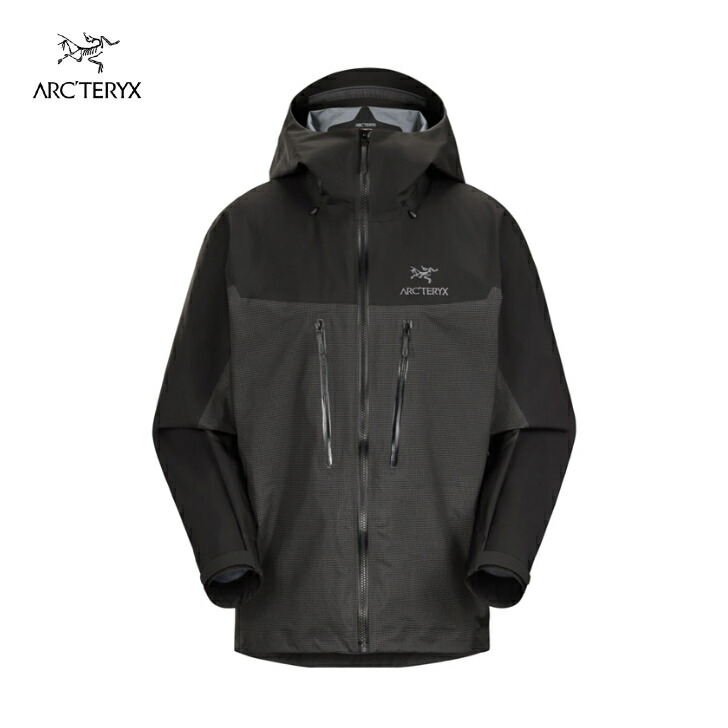 【楽天市場】【ARC'TERYX アークテリクス 】アルファ ジャケット メンズ Black ジャケット ハードシェル ヘルメット対応フード