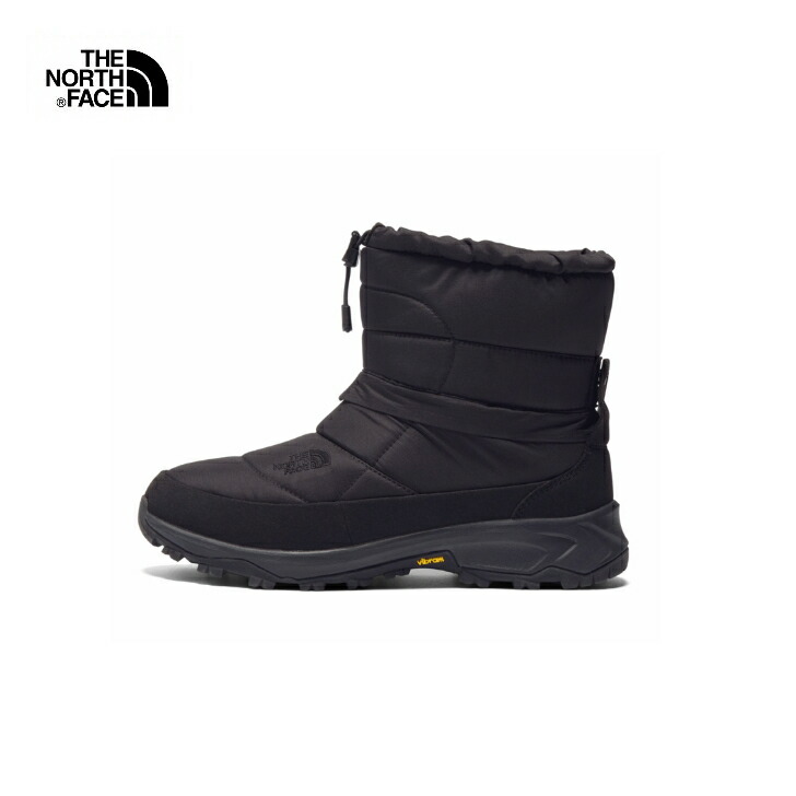 【THE NORTH FACE ノースフェイス】デタッチャブル ヌプシ ブーティ（ユニセックス） KK TNFブラック&times;TNFブラック 防水ウィンターブーツ 取り外し可能ファスナー 2in1 防水透湿素材 保温素材 スノーフィールド タウンユース アウトドア NF52477 国内正規品｜FUNCTIONJUNCTION