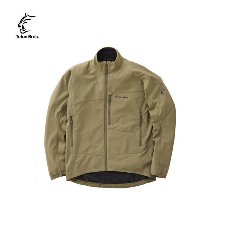 【楽天市場】【Teton Bros. ティートンブロス】Sub Jacket (Unisex) サブジャケット Khaki ジャケット スタンドカラー  ミッドレイヤー 通気性 ストレッチ性 Stretch Octa 保温力 フードなし トレイルランニング トレッキング アウトドア TB233-62  ...