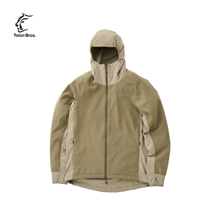 【Teton Bros. ティートンブロス】Sub Hoody (Unisex) サブフーディ Khaki アクティブインサレーションフーディ Stretch Octa Bonding 保温性 通気性 ストレッチ性 山行 トレッキング バックカントリー マウンテンランニング アウトドア TB243-46|FUNCTIONJUNCTION