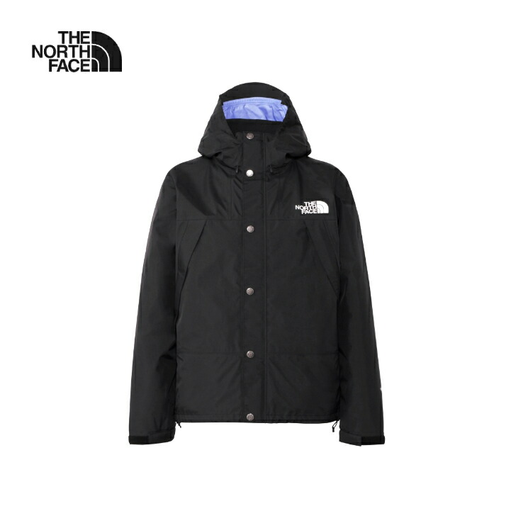 【THE NORTH FACE 北の方人間の顔】マウンテンレインテックスジャケット（メンズ）K 黒いこと 雨合羽上衣 GORE-TEX 3層 ゴアテックス 納める能力のあるボンネット 原材料サック付き添い人 山行 トレッキング 町若い者 アウトドア NP12333 国内定まり品