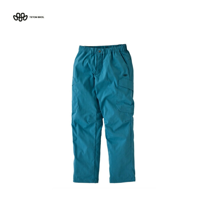 【TETON BROS. ティートンブロス】SANSAI Pant (GENDERLESS) Deep Teal ズボン下 カーゴパンツ 5衣嚢遣りかた 伸び伸びする填まる 裾ドローコード 動きやすさ 思わしいさ 山歩き 山菜採り 岩場 藪漕ぎ デイリー若い衆 アウトドア 肺結核261-73