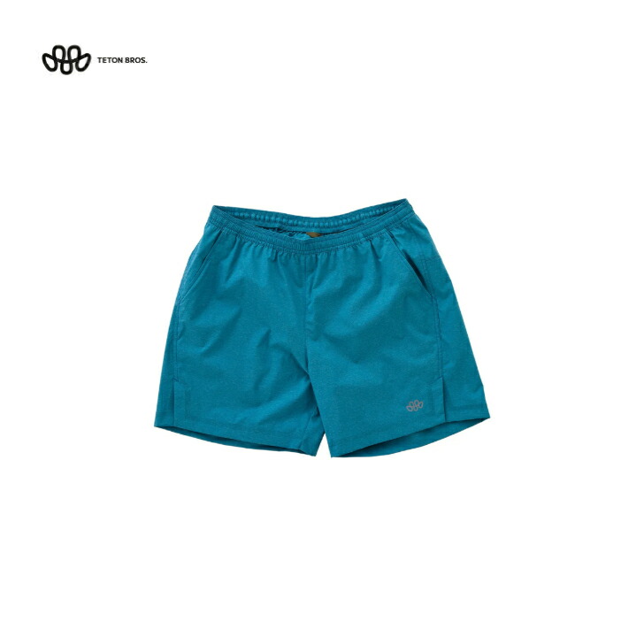 【TETON BROS. ティートンブロス】ELV1000 5.5in Short MENS エレベーション1000 5.5インチショーツ メンズ Deep Teal ショーツ ショートパンツ 最軽量 高引裂強度 速乾 通気 マウンテンランニング トレラン アウトドア TB261-48|FUNCTIONJUNCTION