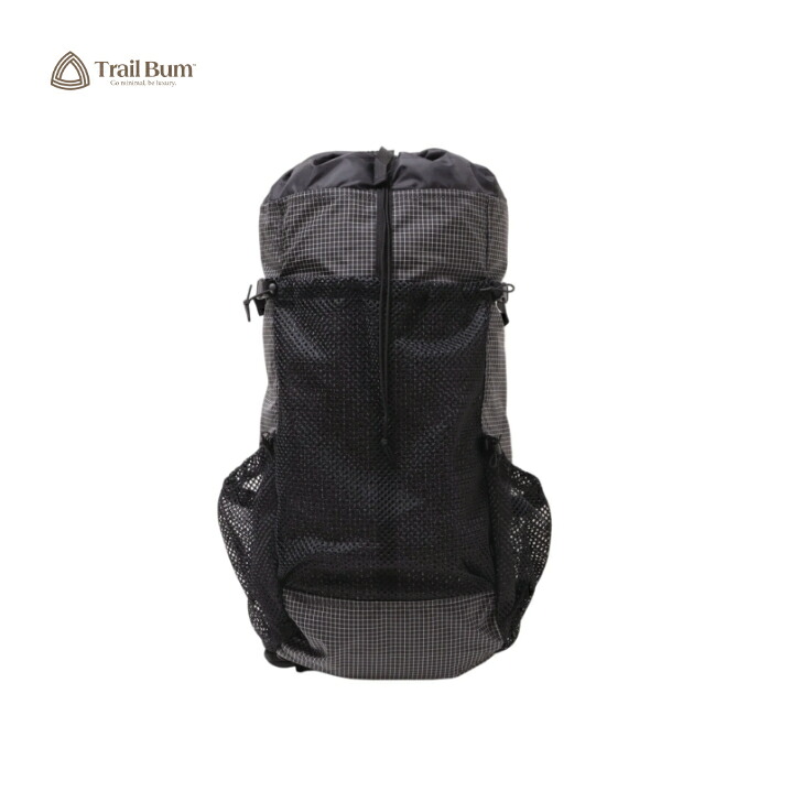 【TRAIL BUM トレイルバム】FAB SPECTRA ファブスペクトラ NIGHT CLOUD SPECTRA バックパック 25L BUMMER小型化改良バージョン ロールトップ仕様 ハイク 山行 登山 アウトドア｜FUNCTIONJUNCTION