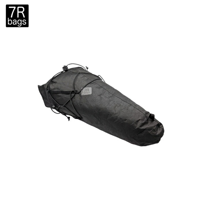 【7R bags セブンアールバッグ】SEAT PACK ULTRA (14L) - saddle bag シートパックウルトラ Black 黒いこと 14L サドル御徒面子 腰掛け容器に並べる Ultra200x 高甚だしい 軽さ 完膚なきまで雨合羽 シームかた付ける済 ワンタッチ脱着 うしろ側容器に並べる 自動二輪車荷造り グラベル 銀輪 アウトドア