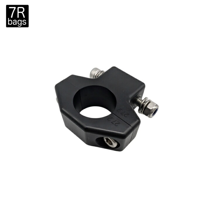 【7R bags セブンアールバッグ】Seat Clamp 固着させる用クランプ 口径27.2粍 115g 自動二輪車詰め物 グラベル ツーリング 銀輪 アウトドア